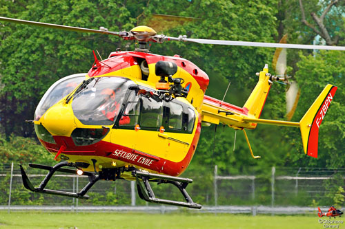 Hélicoptère EC145 F-ZBPN de la Sécurité Civile