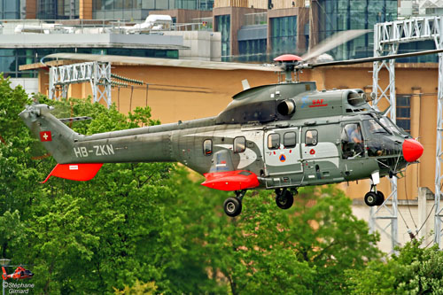 Hélicoptère AS332 C1 SuperPuma HB-ZKN de SAF HELICOPTERES