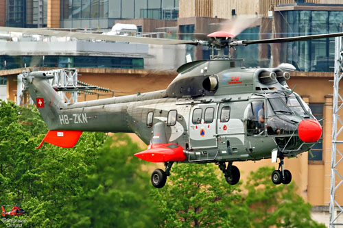 Hélicoptère AS332 C1 SuperPuma HB-ZKN de SAF HELICOPTERES