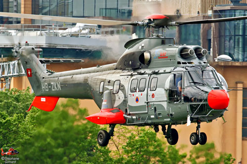 Hélicoptère AS332 C1 SuperPuma HB-ZKN de SAF HELICOPTERES