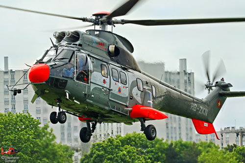 Hélicoptère AS332 C1 SuperPuma HB-ZKN de SAF HELICOPTERES