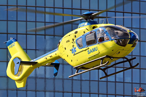 Hélicoptère EC135 SAMU F-HEAD