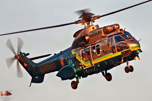 Hélicoptère AS332 Super Puma N952JH Los Angeles County Sheriff