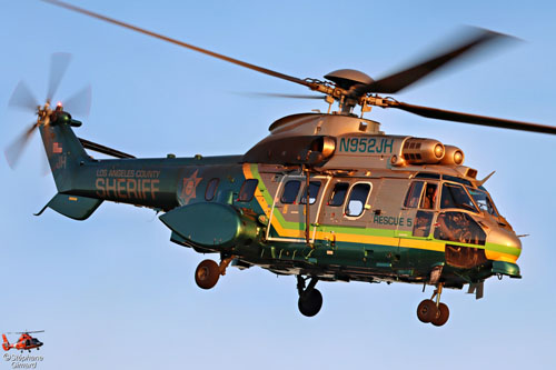 Hélicoptère AS332 Super Puma N952JH Los Angeles County Sheriff