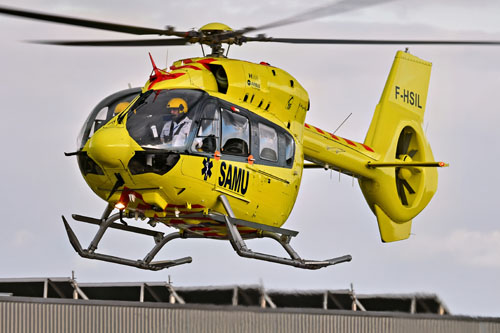 Hélicoptère H145 F-HSIL du SAMU 45