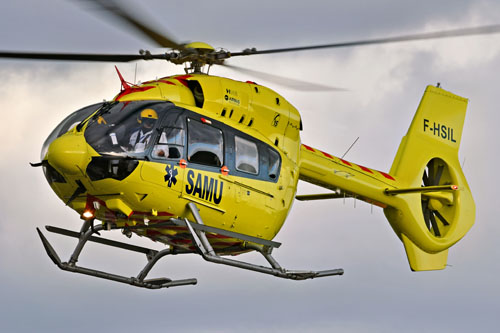 Hélicoptère H145 F-HSIL du SAMU 45