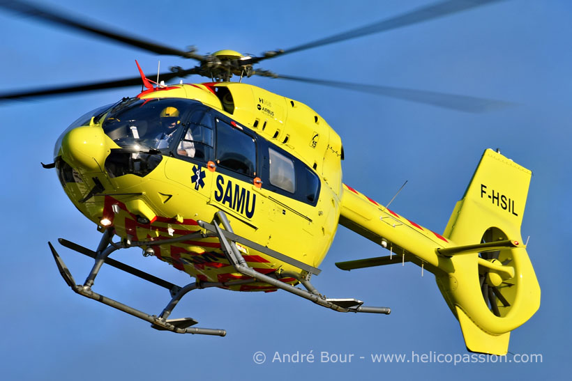 Hélicoptère H145 F-HSIL du SAMU 45