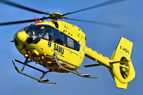 Hélicoptère H145 F-HSIL du SAMU 45