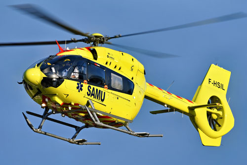 Hélicoptère H145 F-HSIL du SAMU 45