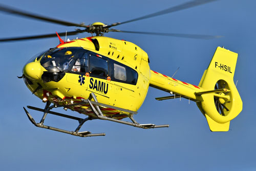 Hélicoptère H145 F-HSIL du SAMU 45