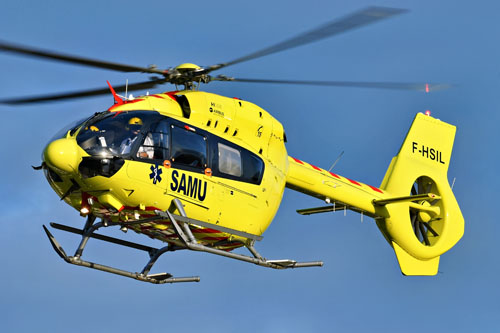 Hélicoptère H145 F-HSIL du SAMU 45