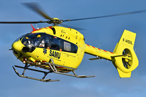 Hélicoptère H145 F-HSIL du SAMU 45