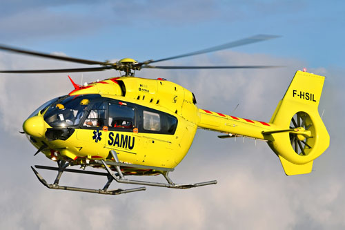 Hélicoptère H145 F-HSIL du SAMU 45