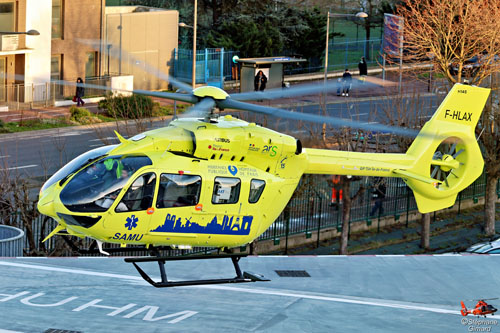 Hélicoptère H145 F-HLAX du SAMU Ile de France