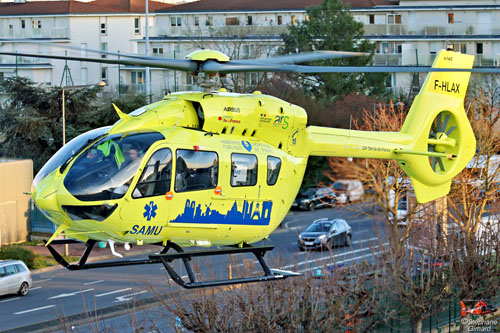 Hélicoptère H145 F-HLAX du SAMU Ile de France