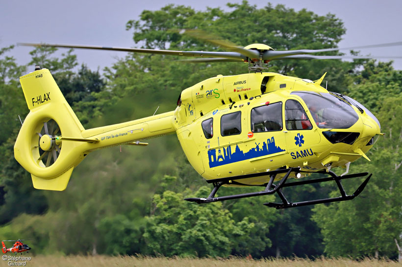 Hélicoptère H145 F-HLAX du SAMU Ile de France