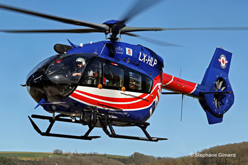 Hélicoptère H145 D3 LX-HLP du Luxembourg Air Rescue (LAR)