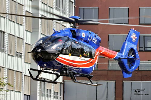 Hélicoptère H145 D3 LX-HSL du Luxembourg Air Rescue (LAR)