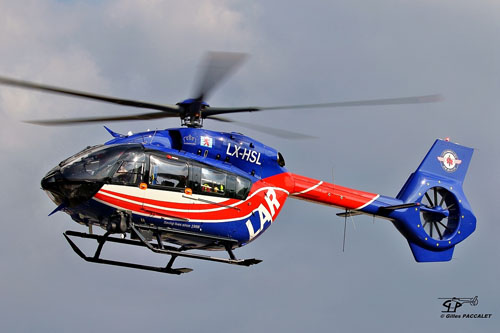 Hélicoptère H145 D3 LX-HSL du Luxembourg Air Rescue (LAR)