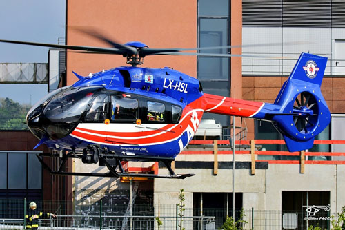 Hélicoptère H145 D3 LX-HSL du Luxembourg Air Rescue (LAR)