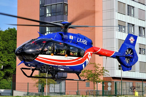 Hélicoptère H145 D3 LX-HSL du Luxembourg Air Rescue (LAR)