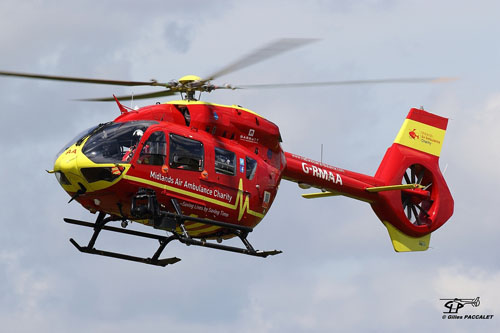 Hélicoptère H145 G-RMAA de Midlands Air Ambulance Charity