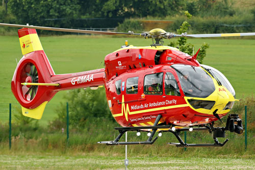 Hélicoptère H145 G-RMAA de Midlands Air Ambulance Charity