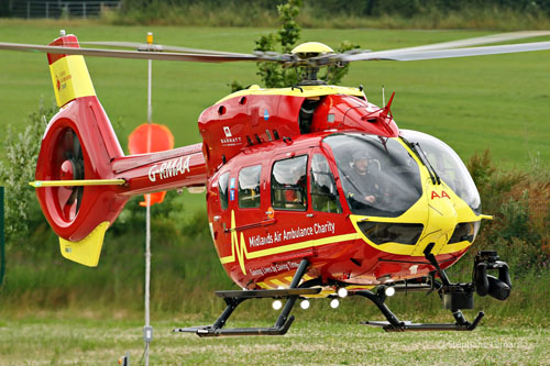 Hélicoptère H145 G-RMAA de Midlands Air Ambulance Charity