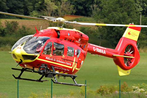 Hélicoptère H145 G-RMAA de Midlands Air Ambulance Charity