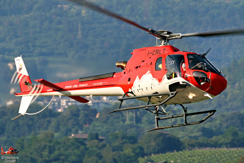 Hélicoptère H125 I-CRLT Vigili del Fueco di Trento