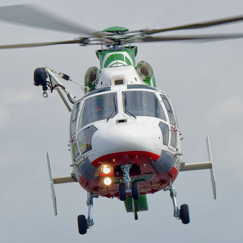 Hélicoptère AS365 Dauphin F-GYLH des pilotes du Port du Havre