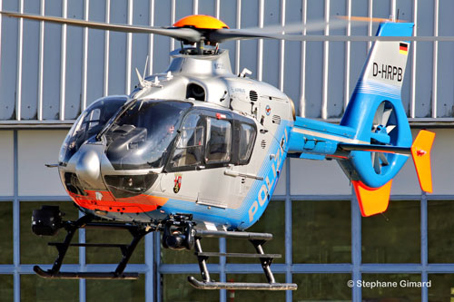 Hélicoptère EC135 D-HRPB Police Polizei Rheinland-Pfalz