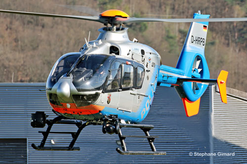 Hélicoptère EC135 D-HRPB Police Polizei Rheinland-Pfalz