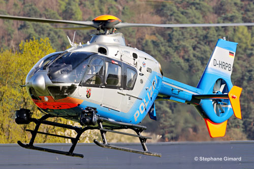 Hélicoptère EC135 D-HRPB Police Polizei Rheinland-Pfalz