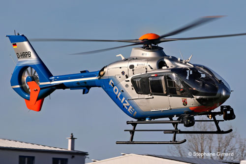 Hélicoptère EC135 D-HRPB Police Polizei Rheinland-Pfalz