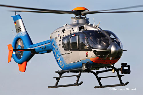 Hélicoptère EC135 D-HRPB Police Polizei Rheinland-Pfalz