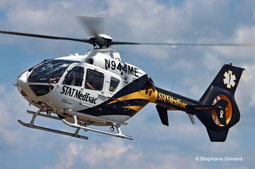 Hélicoptère de secours EC135 N944ME de Stat Medevac