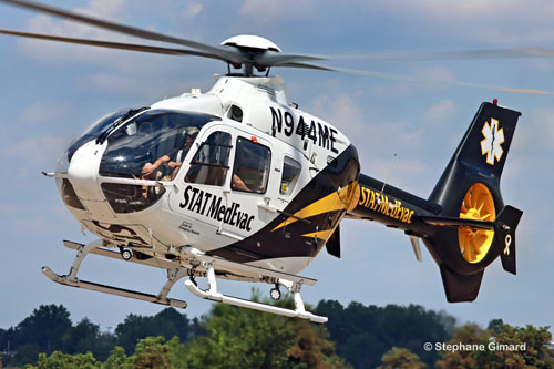 Hélicoptère de secours EC135 N944ME Stat Medevac