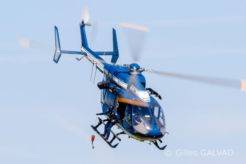 Hélicoptère EC145 JBG de la Gendarmerie Nationale