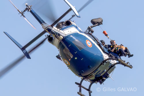 Hélicoptère EC145 JBG de la Gendarmerie Nationale