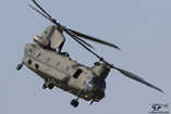 Hélicoptère CH47 Chinook de la Royal Air Force britannique