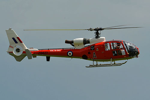 Hélicoptère SA341 Gazelle HT2 ZB627