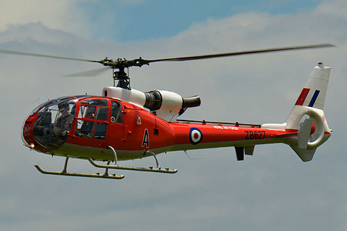 Hélicoptère SA341 Gazelle HT2 ZB627