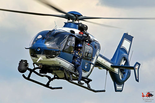 Hélicoptère EC135 Gendarmerie - Photo originale