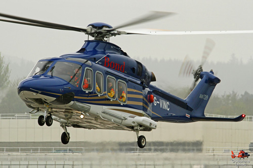 Hélicoptère AW139 G-VINC de BOND