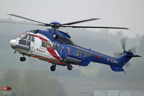 Hélicoptère EC225 G-ZZSA de BRISTOW