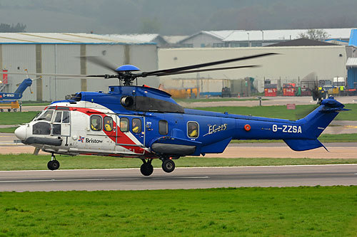 Hélicoptère EC225 G-ZZSA de BRISTOW