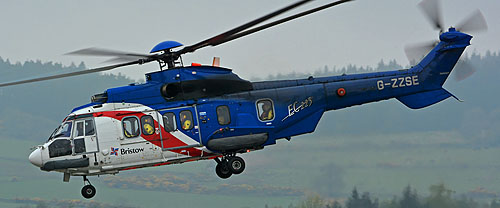 Hélicoptère EC225 G-ZZSA de BRISTOW