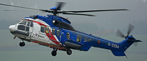 Hélicoptère EC225 G-ZZSA de BRISTOW