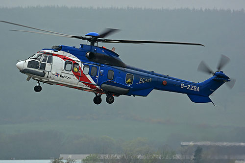 Hélicoptère EC225 G-ZZSA de BRISTOW